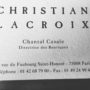 Christian Lacroix, Luxe